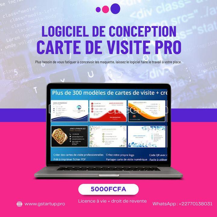 Logiciel de carte de visite Pro - Niamey