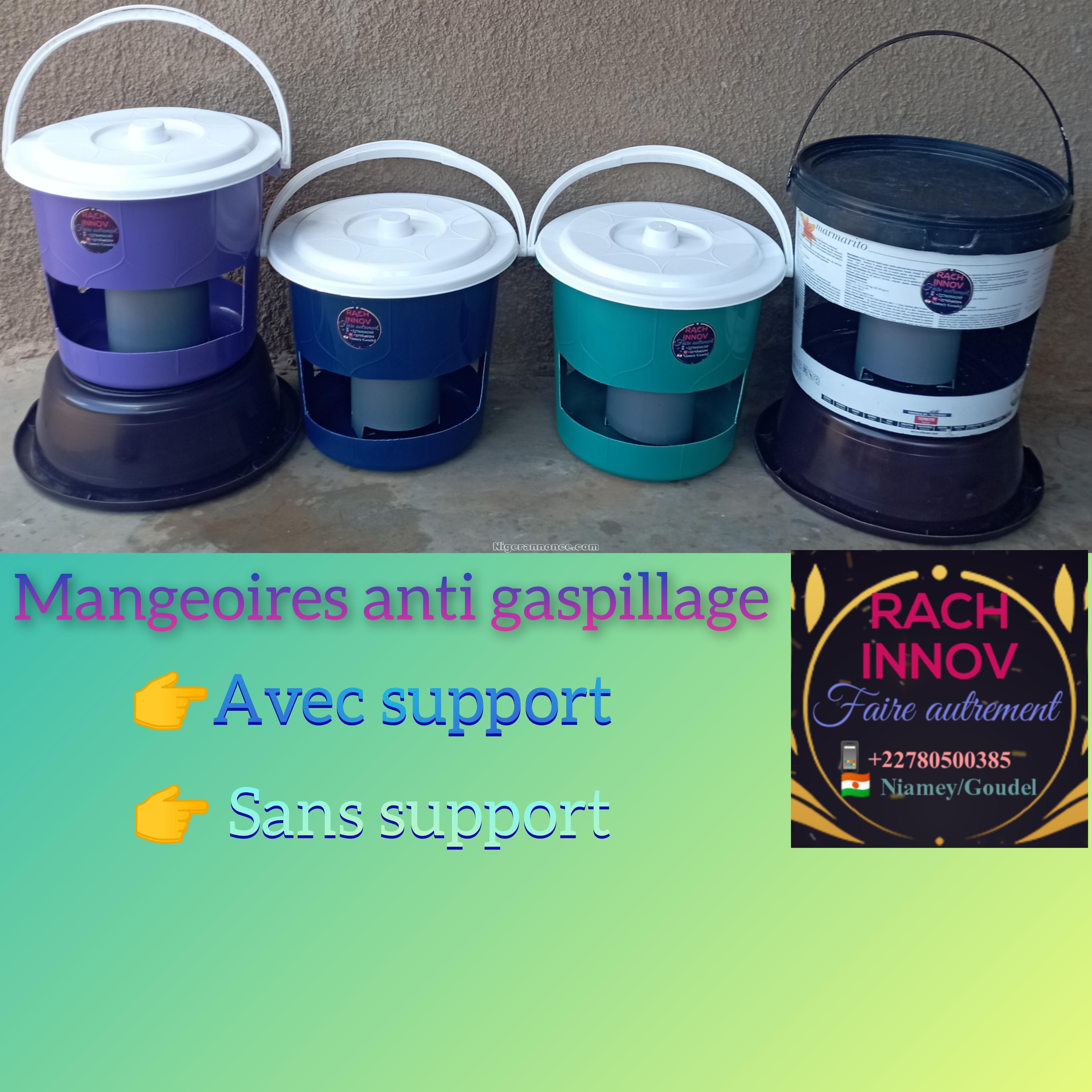 Abreuvoirs automatiques et mangeoires anti gaspillage - Niamey