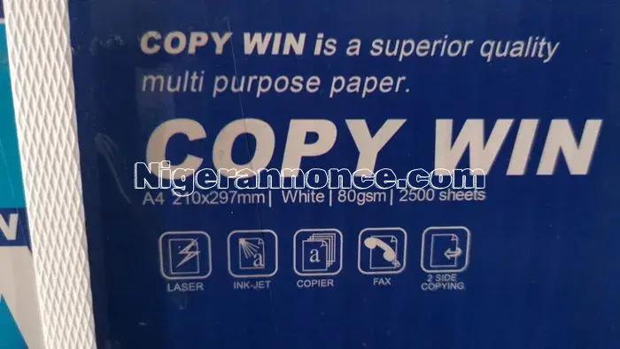 Papier rame - Niamey