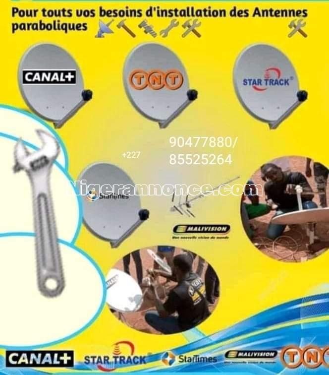 TECHNICIEN ANTENNE PARABOLIQUE PARTOUT À NIAMEY | Niger annonce