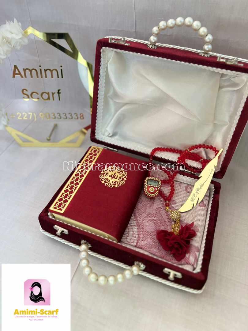 Box-gift Coran-Tapis de prière-Scarf-Chapelet | Niger annonce
