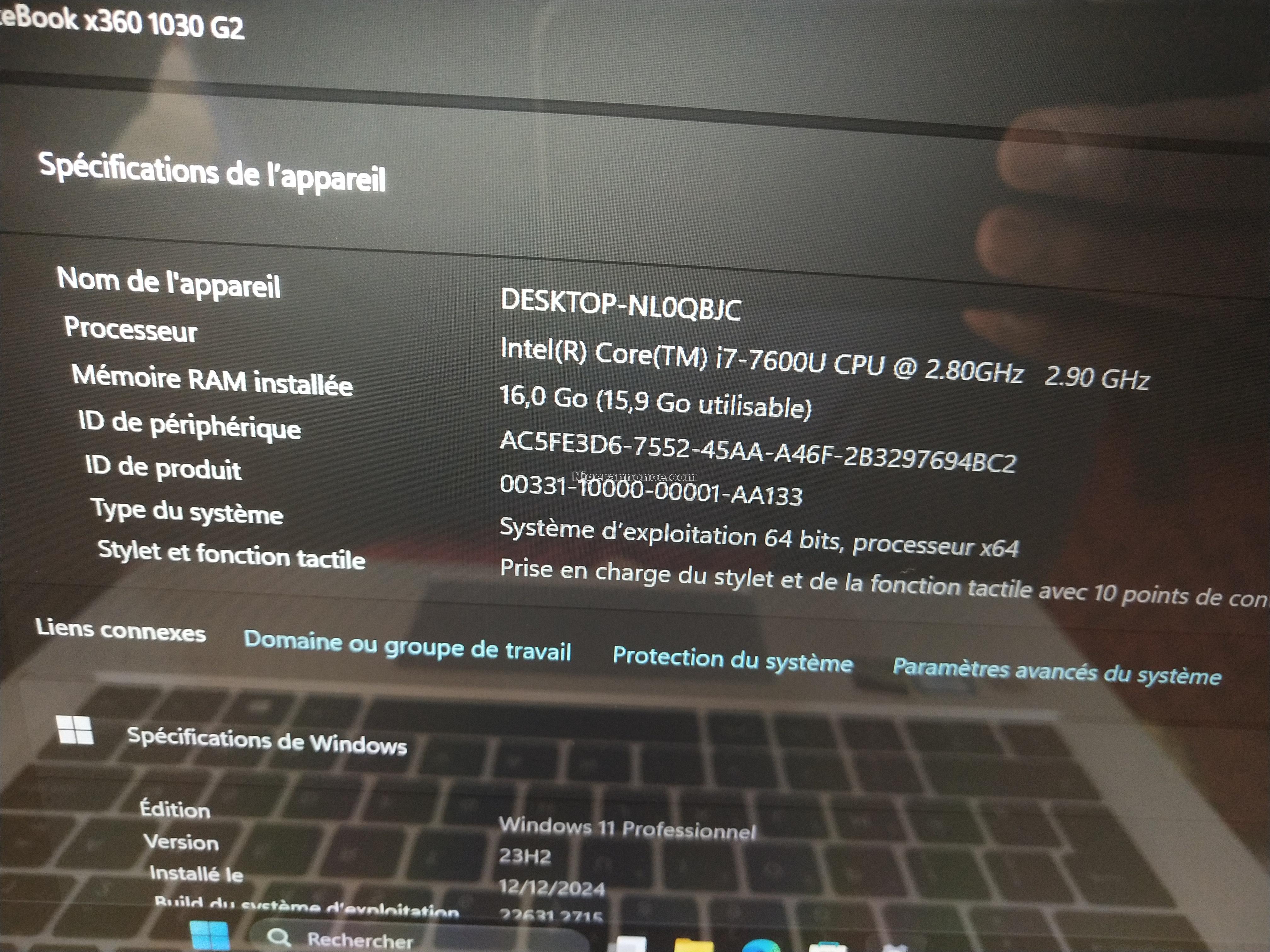 Ordinateur HP G2 | Niger annonce