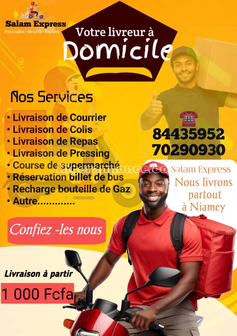 livraison à domicile - Niamey