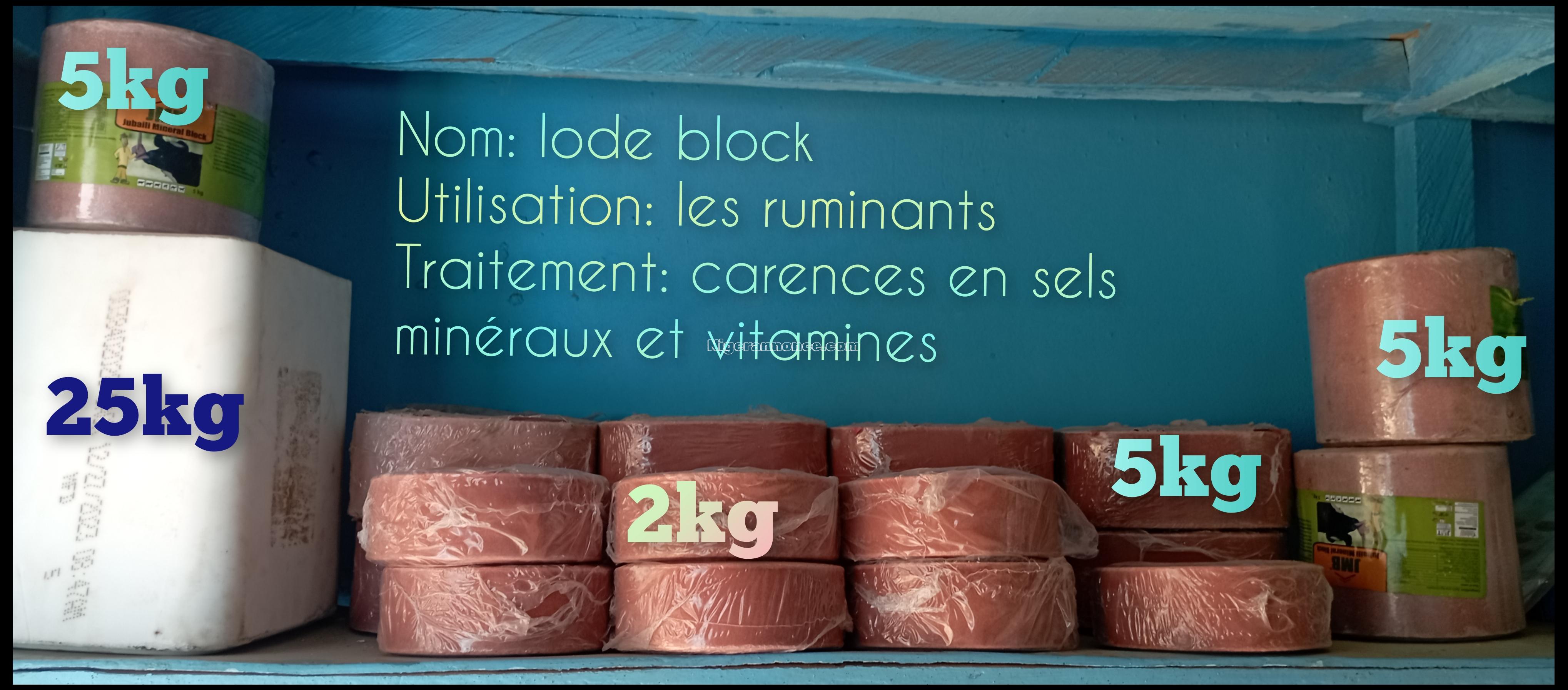 block minérale pour ruminants - Niamey