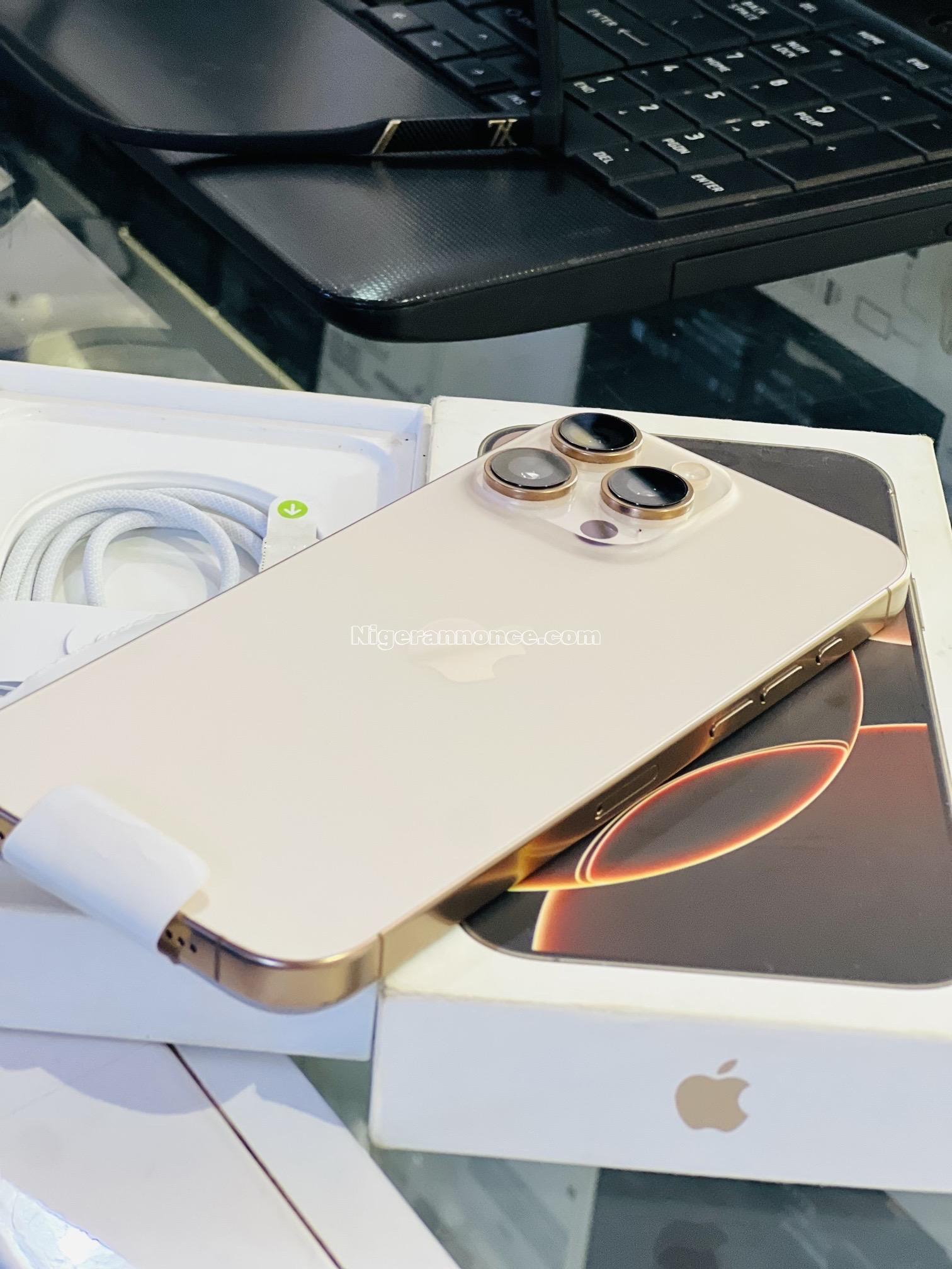 IPHONE 16 PRO MAX 256G BATTERIE 1 00% ORIGINAL | Niger annonce