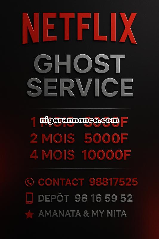 abonnement Netflix | Niger annonce