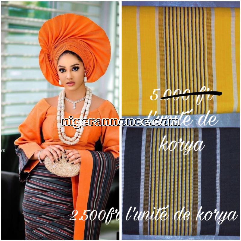 pagnes tissé, tissus , lace et Sahari - Niamey