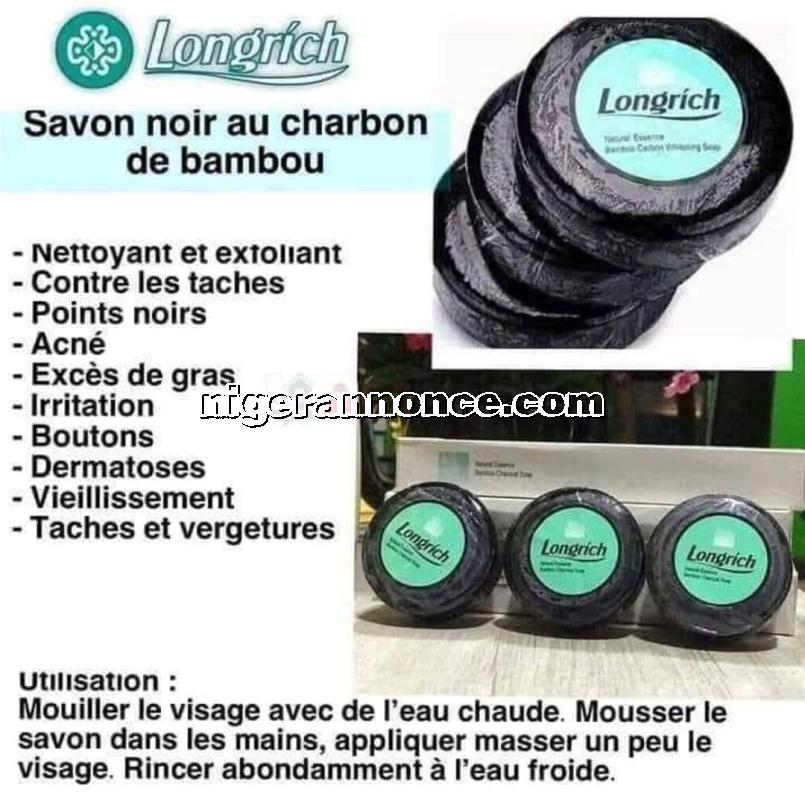 SAVON NOIR AU CHARBON DE BAMBOU - Niamey
