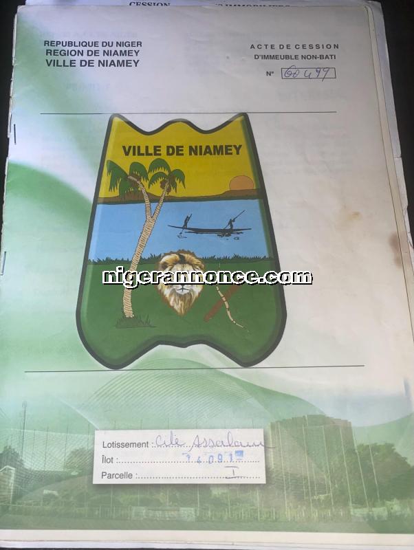 Terrain a vendre | Niger annonce