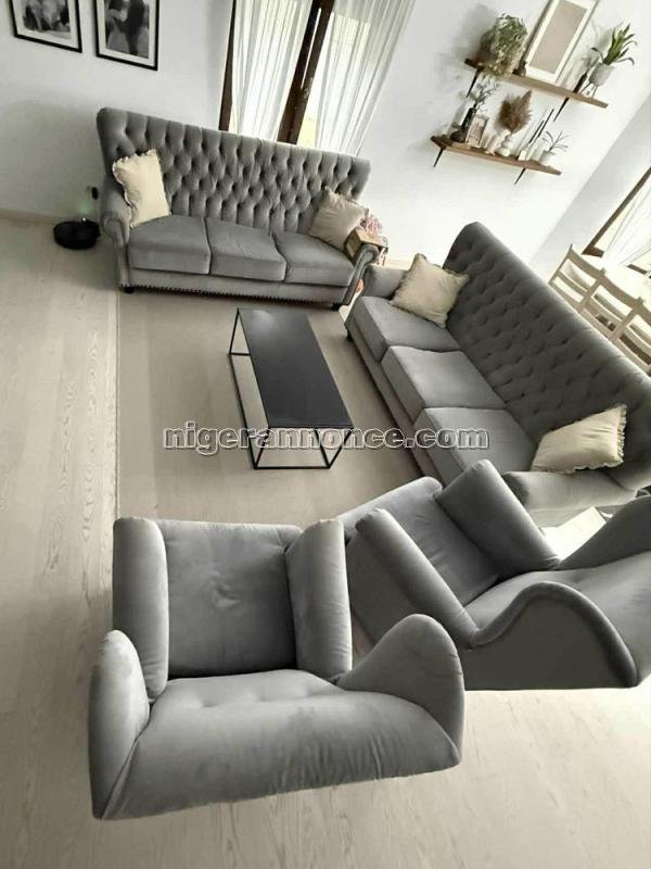 ensemble de 2 canapés+ 2 fauteuils importés
