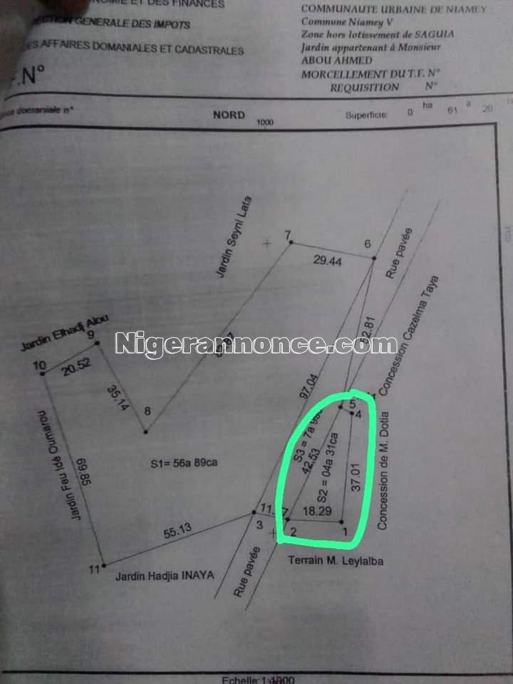 Parcelle de saguia - Niamey