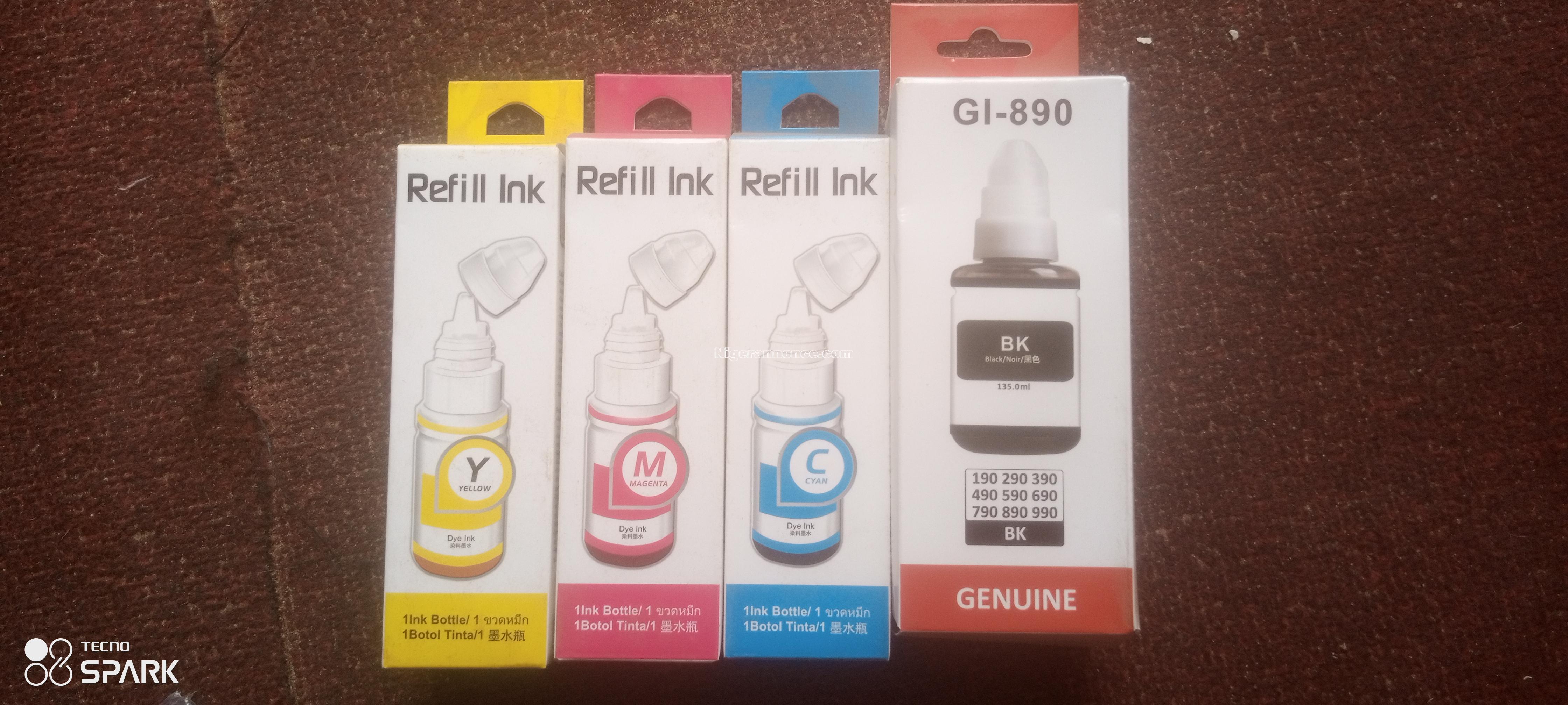 ENCRE ORIGINAL POUR IMPRIMANTE CANON PIXMABet EPSON - Niamey