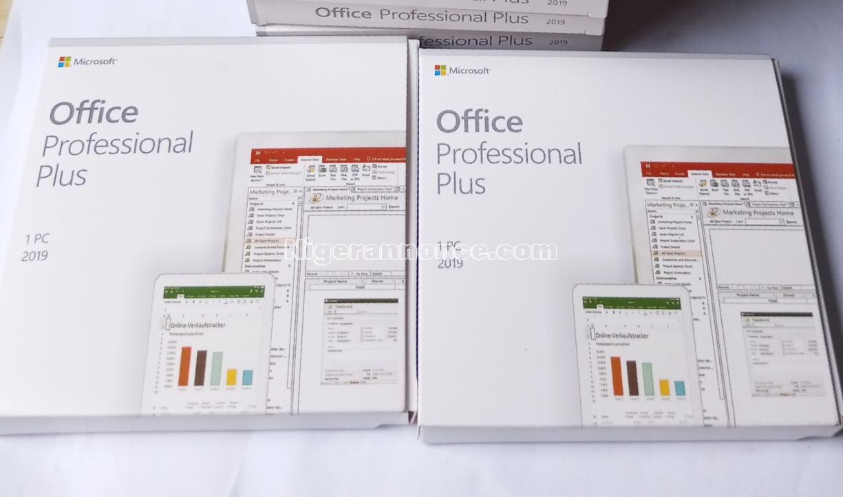 Coffrets  Microsoft Office et Windows authentiques - Niamey