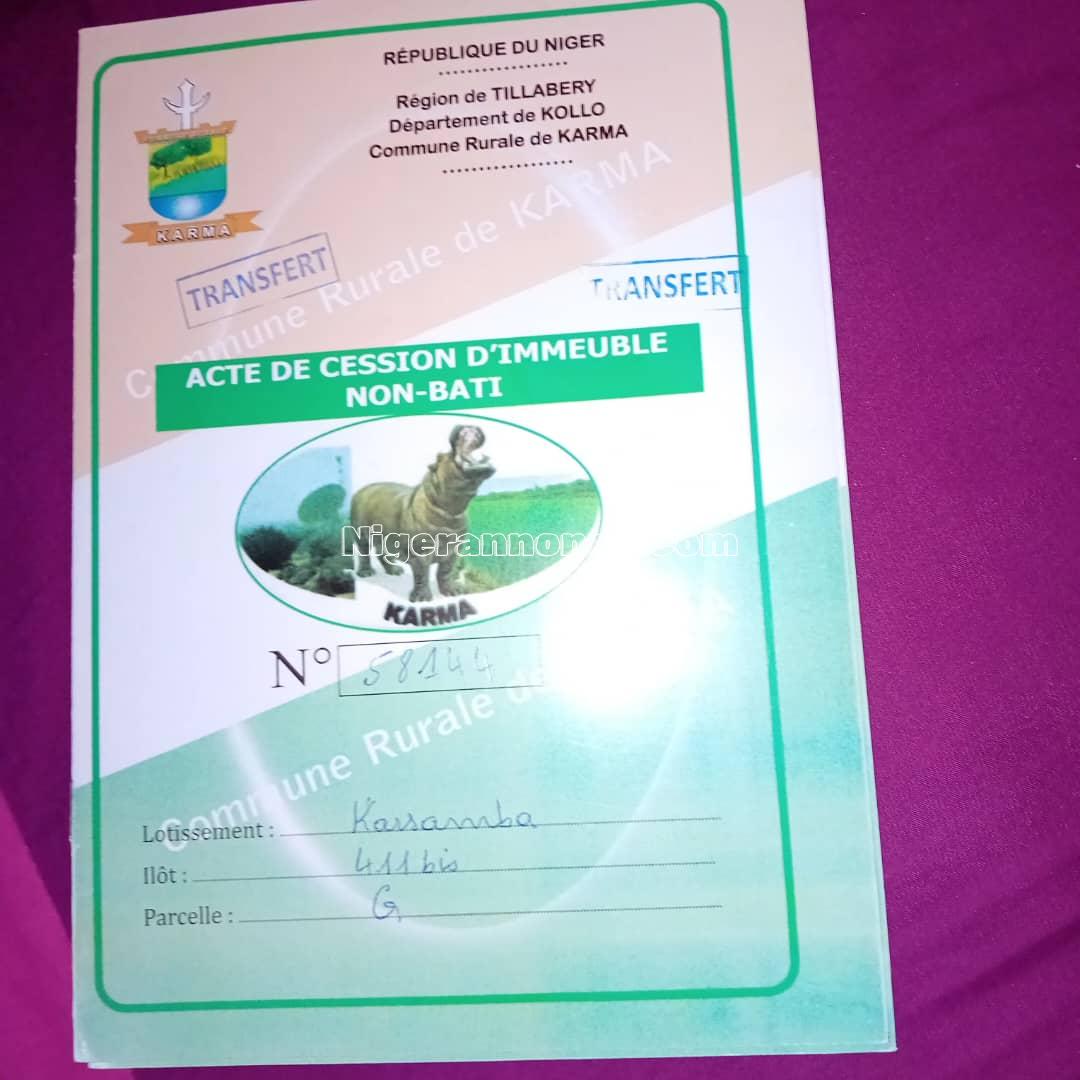 Parcelle - Niamey