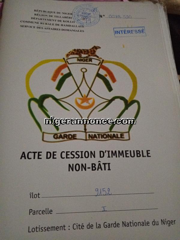 2 Parcelles - Niamey
