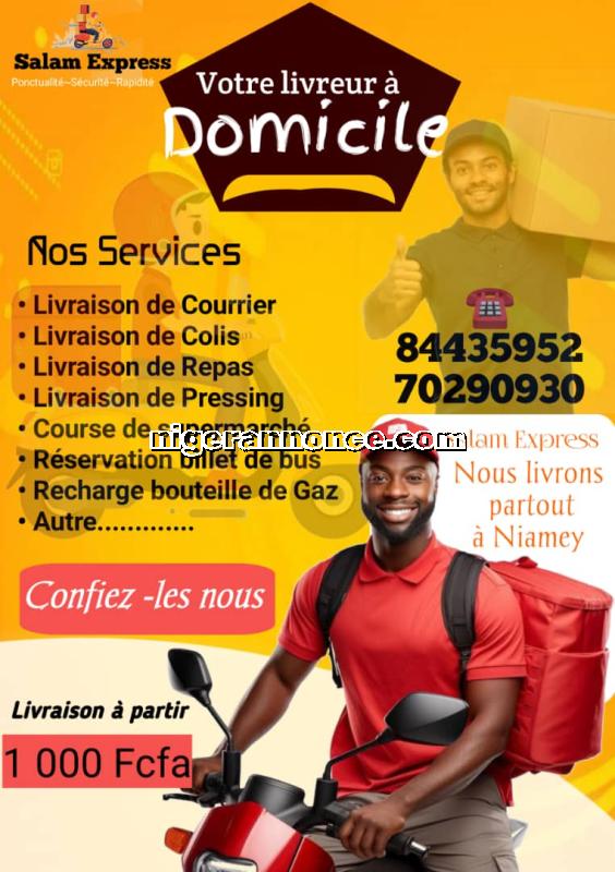 livraison à domicile | Niger annonce