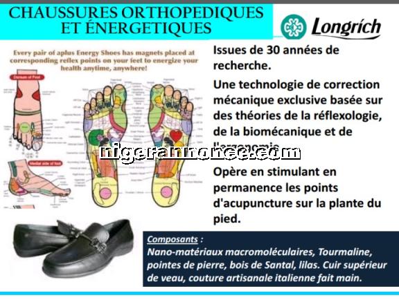 CHAUSSURE ÉNERGÉTIQUE ( PREMIER POWER BANK HUMAIN ) - Niamey