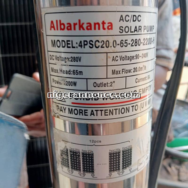 pompe immergé | Niger annonce